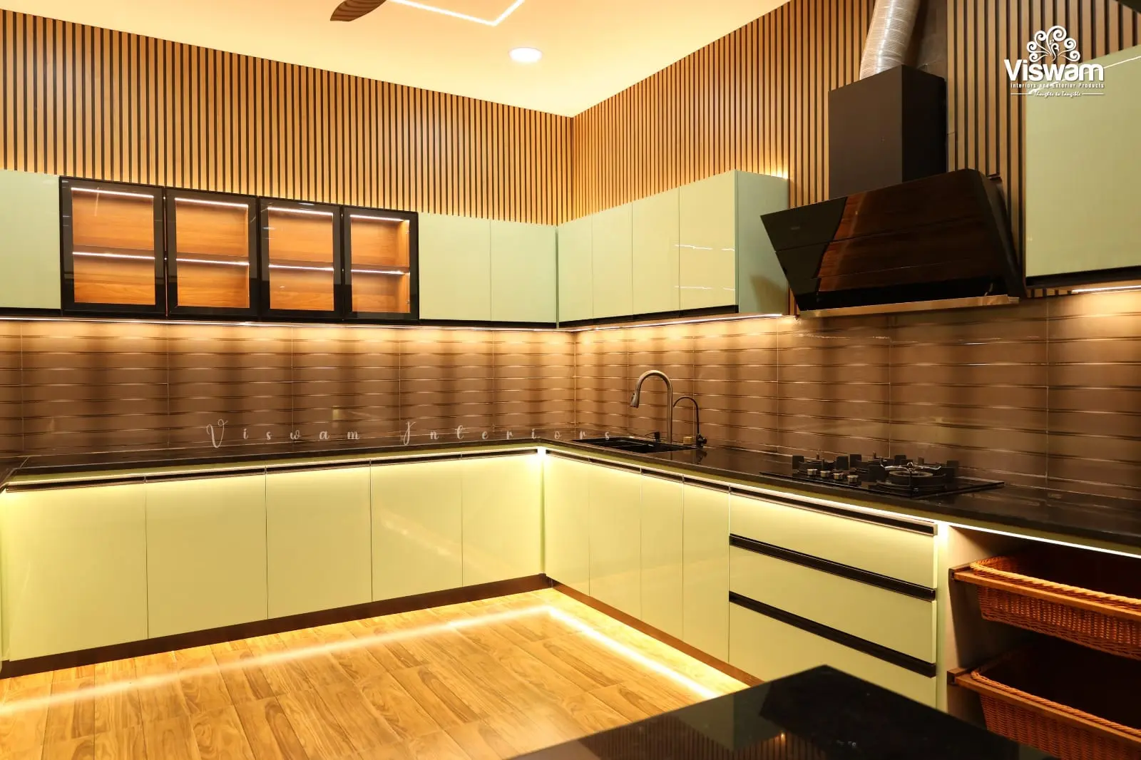 Modern modular kitchen design in Tirunelveli